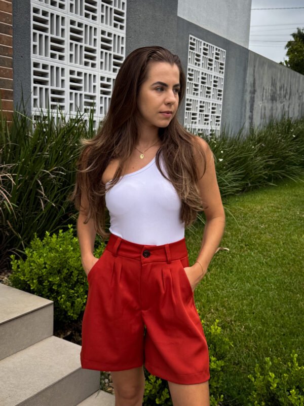 Bermuda de Alfaiataria Alongada